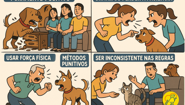 O que NÃO Fazer ao Tentar Ensinar um Cão em Casa?